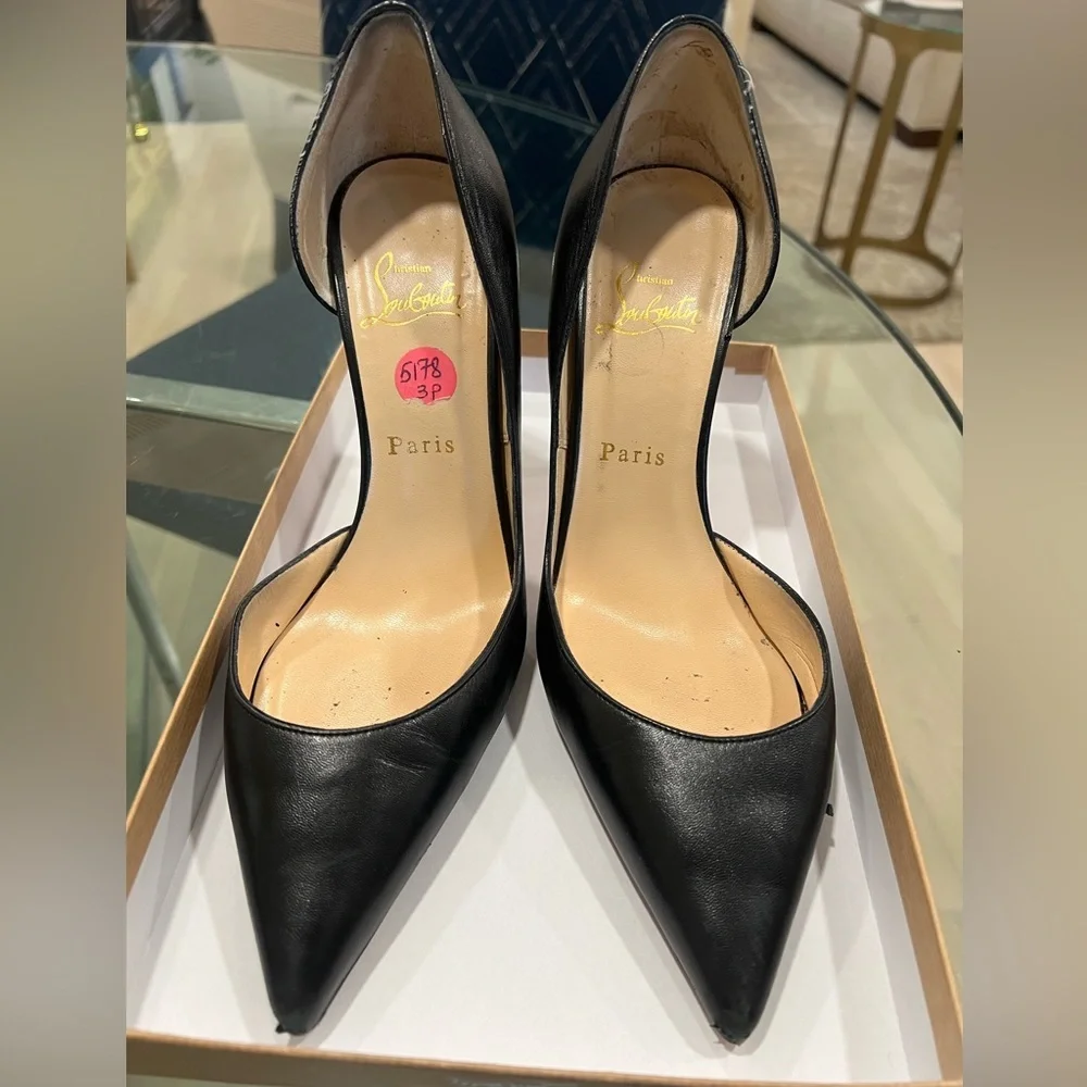 Christian Louboutin Iriza 100 mm Pumps - Nappa leather - Black, Sz 39